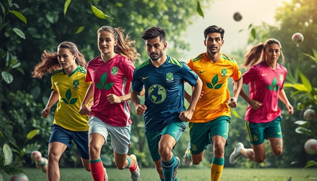 Eco-friendly sports uniforms