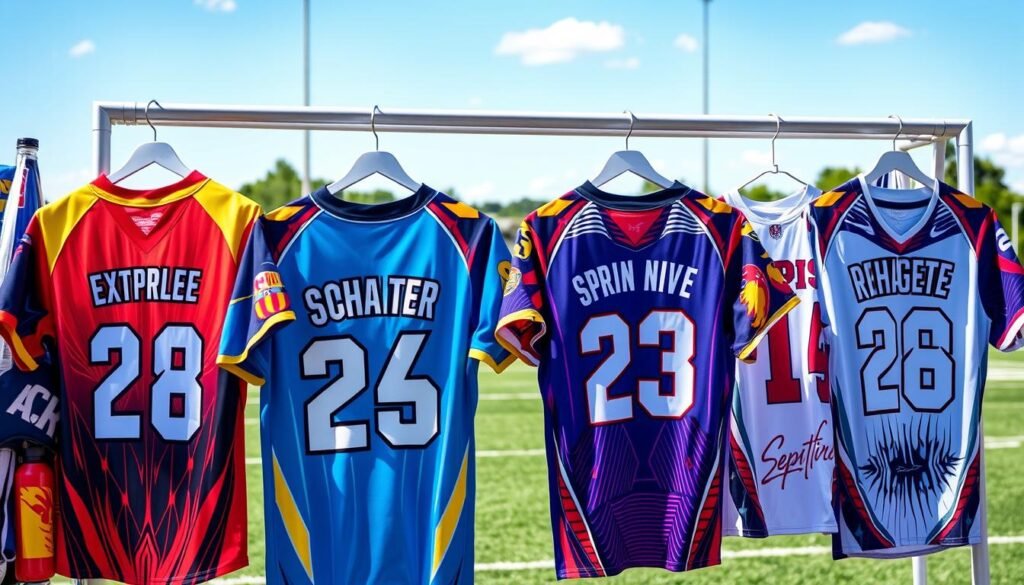 Examples of personalized sublimated team gear