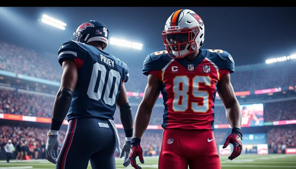 NFL football team uniforms