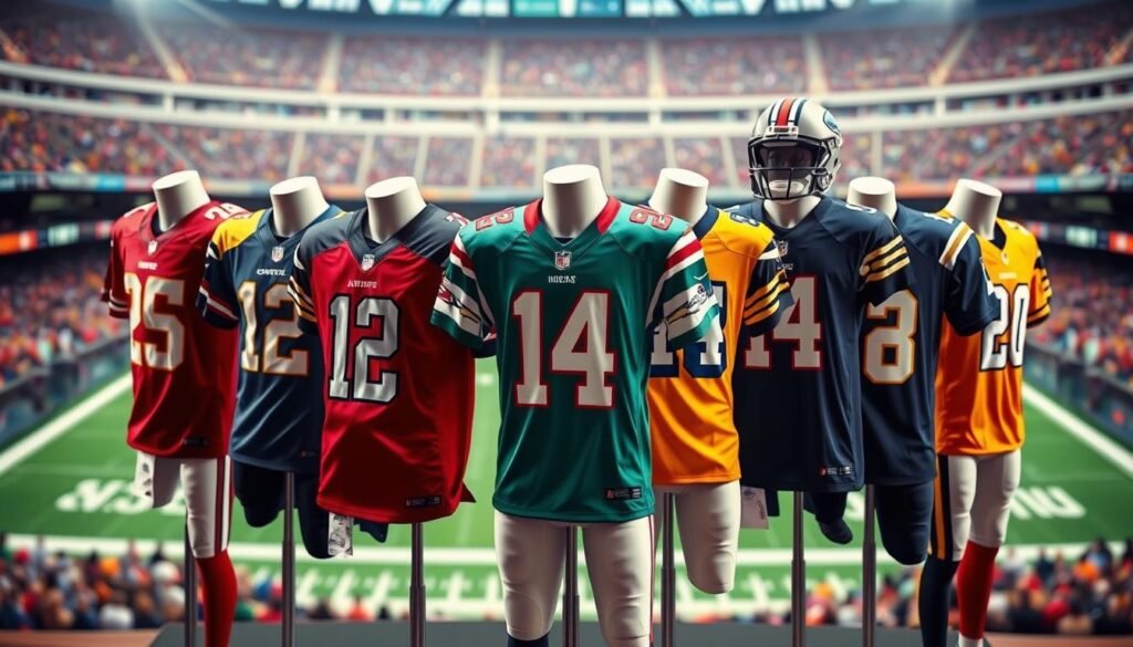 NFL team uniforms