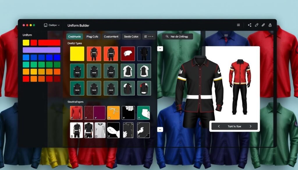 Online Uniform Builder