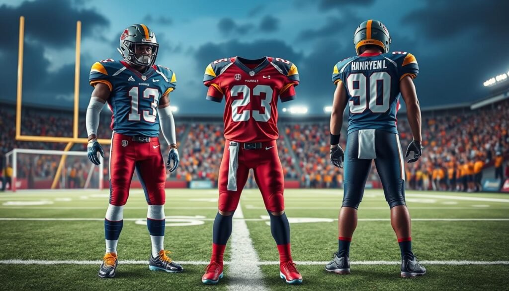 Personalized football gear