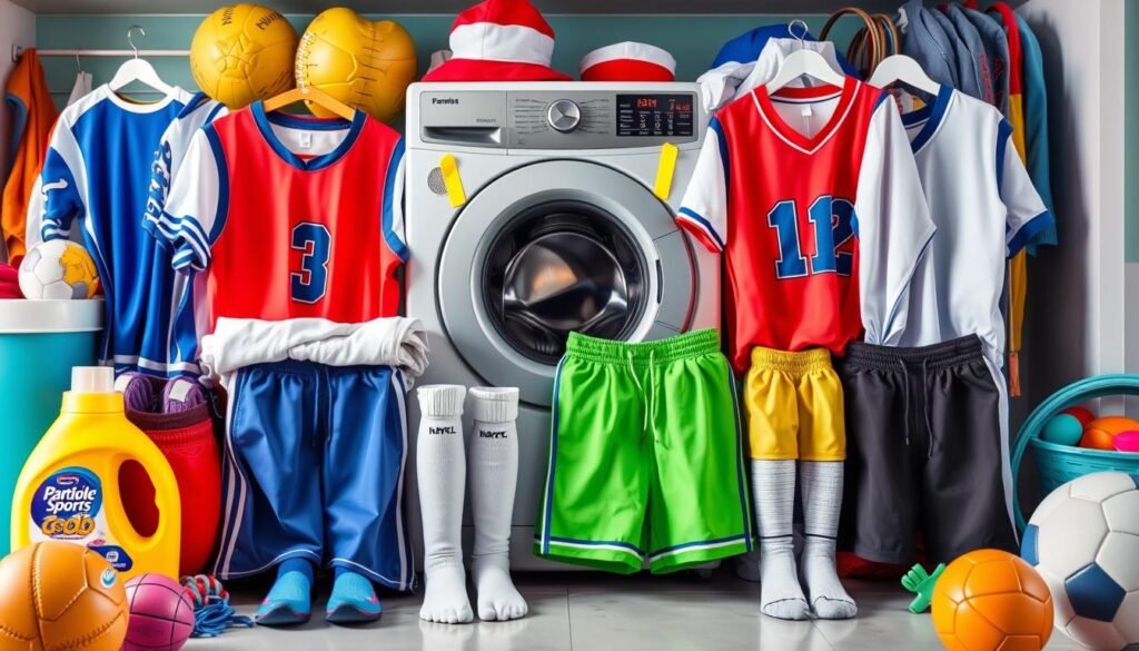 Youth sports uniforms care