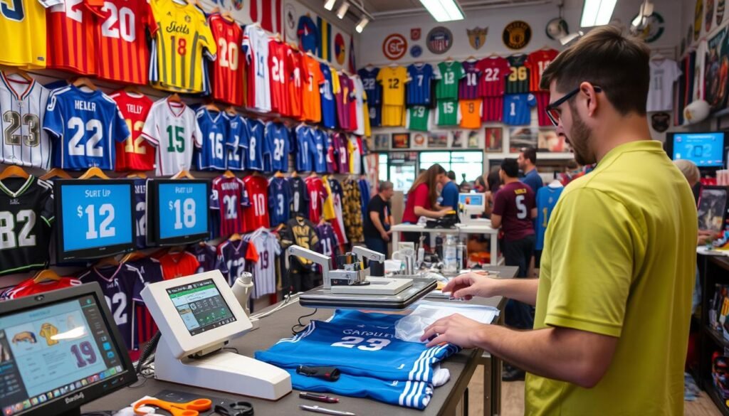 local sports jersey customization process