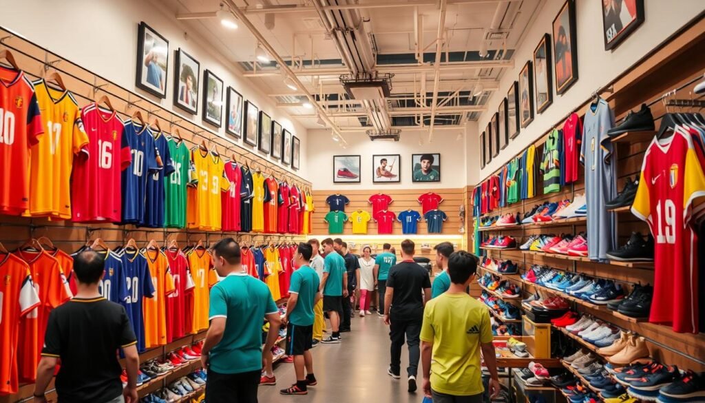 sports equipment shop