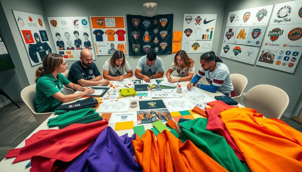 sports team branding process